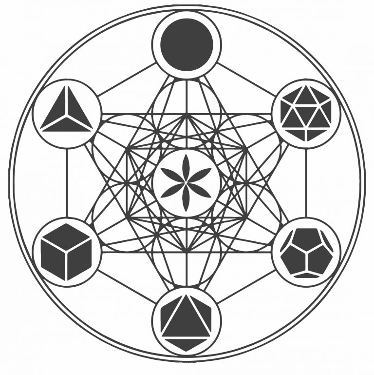 6 pointed star metatrons cube