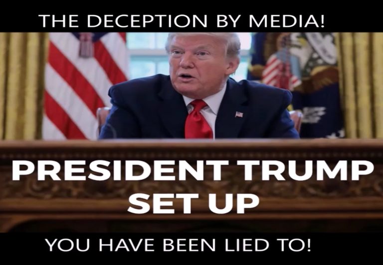 president donald trump set up by media